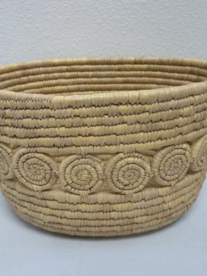 Palm Leaf Woven Basket
