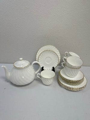 Wedgewood "Gold Chelsea" Tea Set