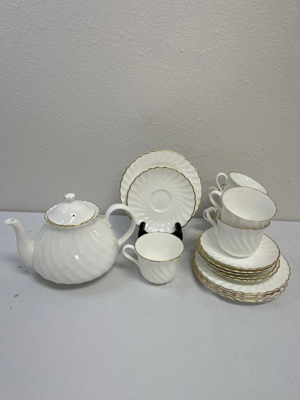 Wedgewood "Gold Chelsea" Tea Set