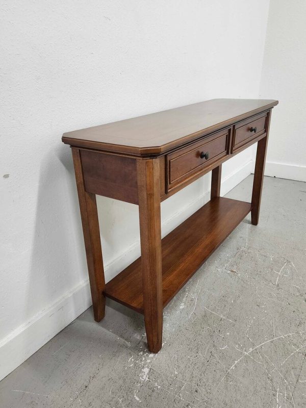 Solid Mahogany Transitional Sofa Table