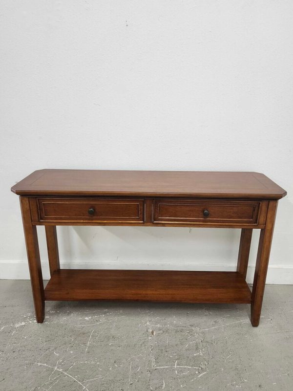 Solid Mahogany Transitional Sofa Table