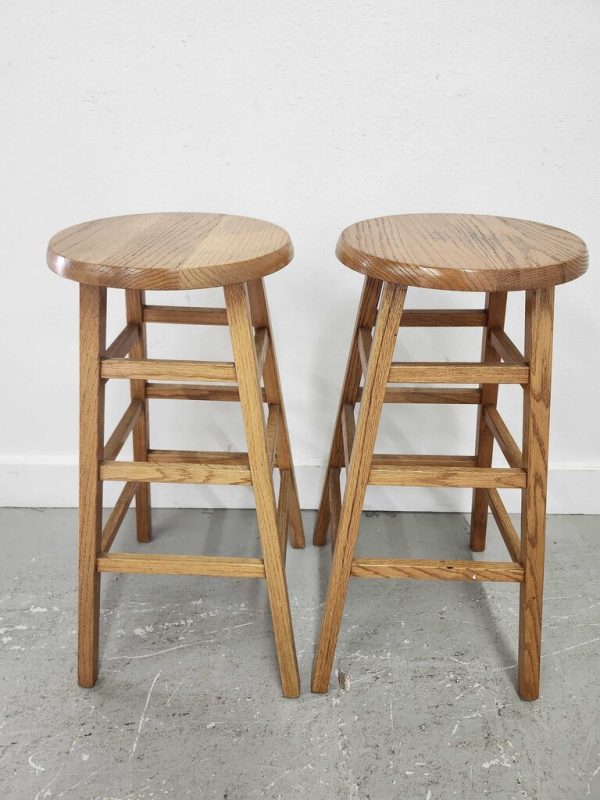 White Oak Bar Stools