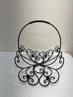 Iron Scroll Magazine or Log Holder